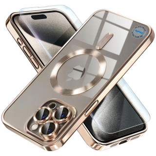 ProFlo zadná strana pre Apple iPhone 15 Pro bezfarebná + ProFlo tvrdené sklo pre Apple iPhone 15 Pro 1 ks.